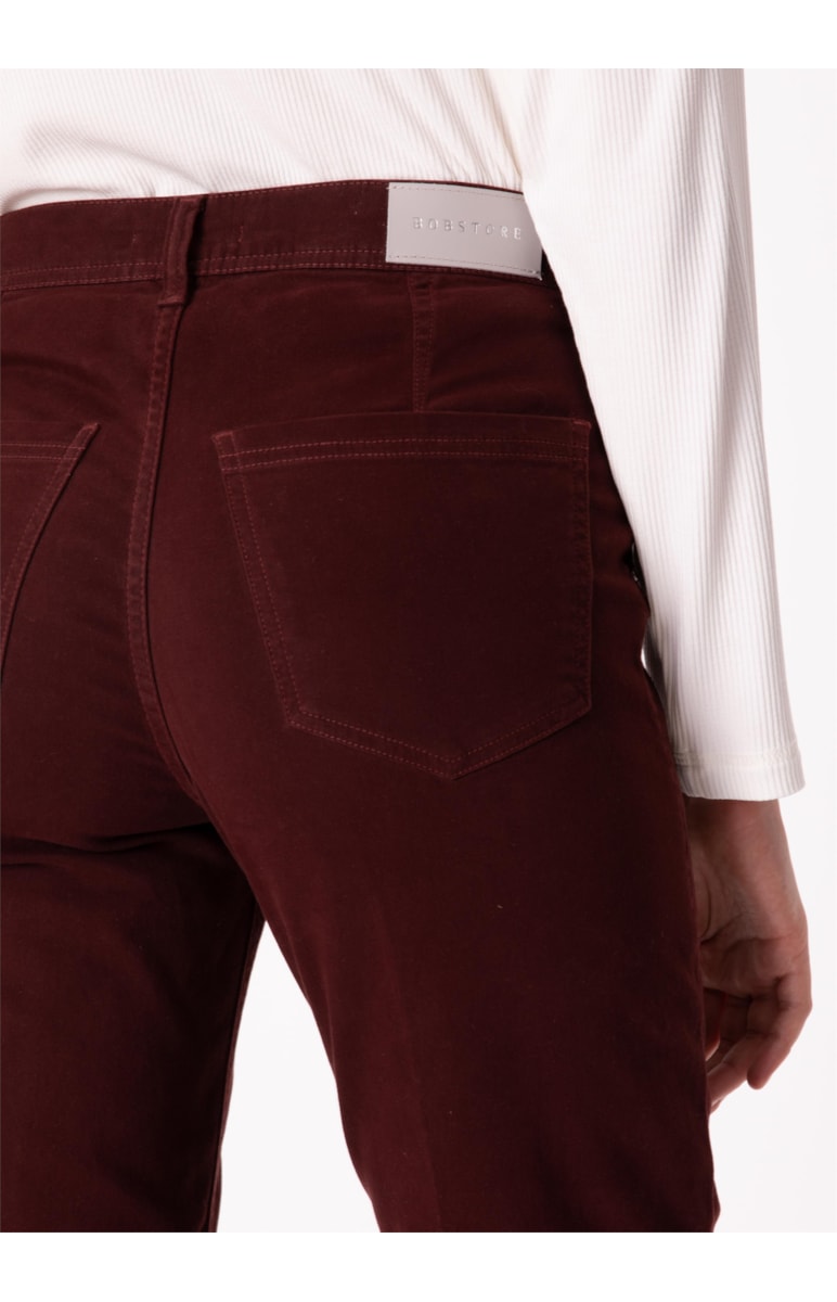 Calca Jogging Color Slouch Cargo Dark Brown