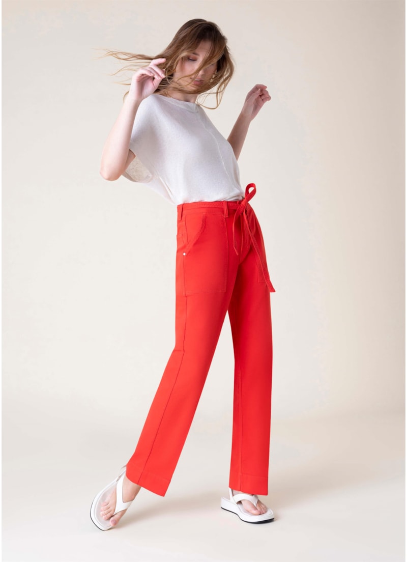 Calça Jogging Color Slouch Telha