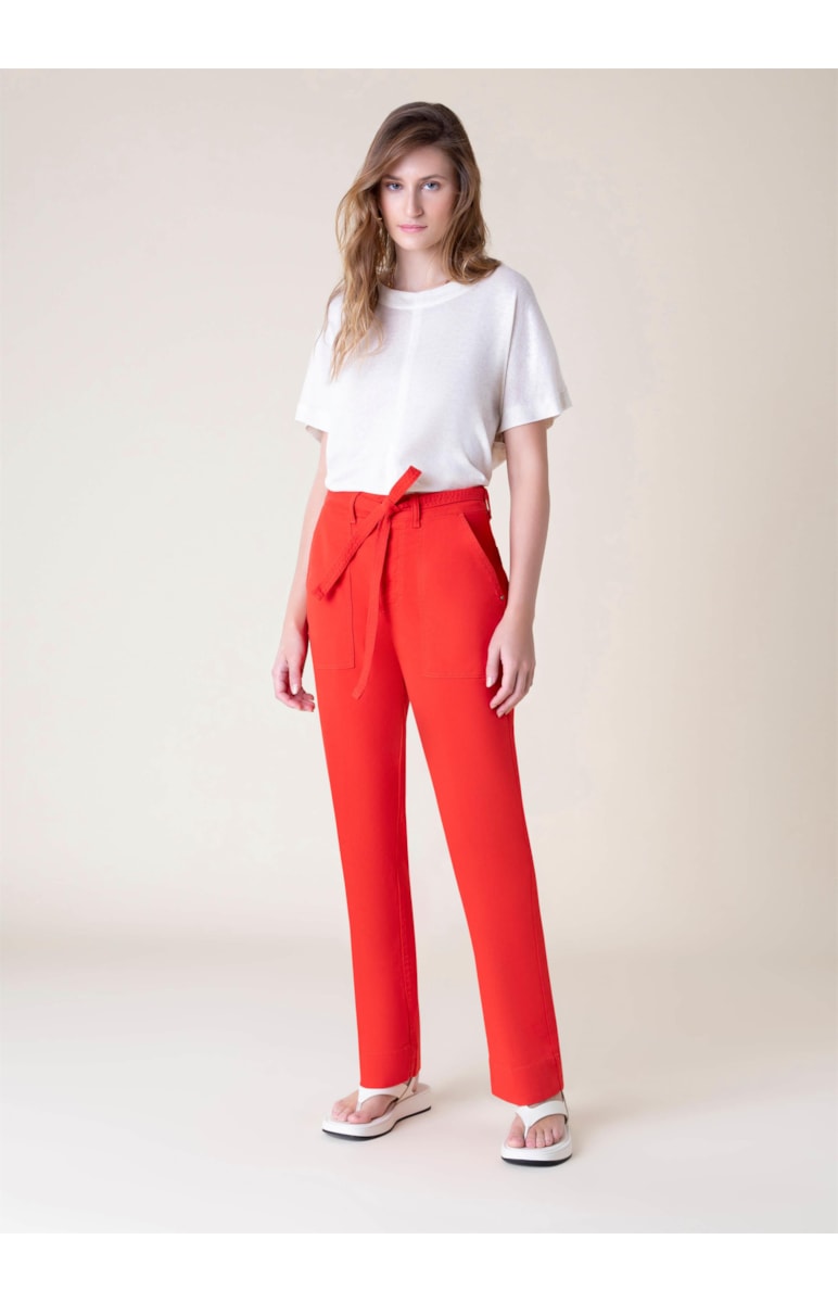 Calça Jogging Color Slouch Telha