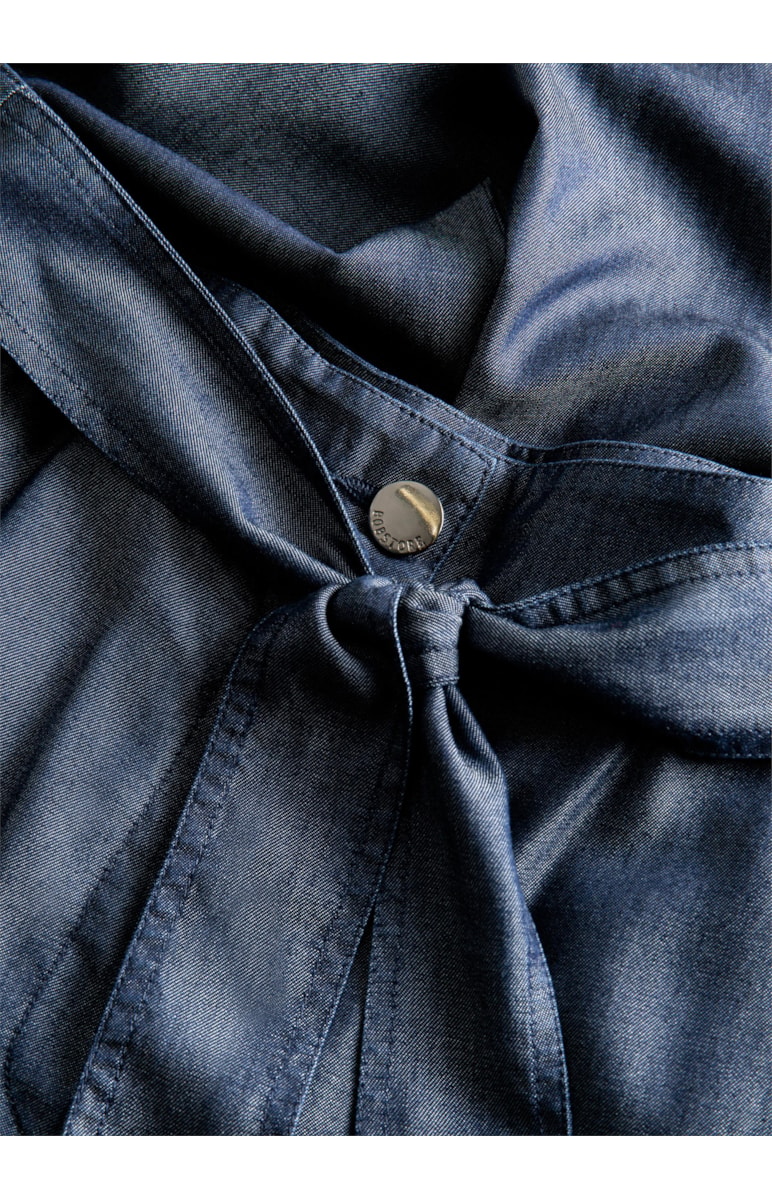 Calça Light Denim Reta 410 Lav.Escuro Destroyed