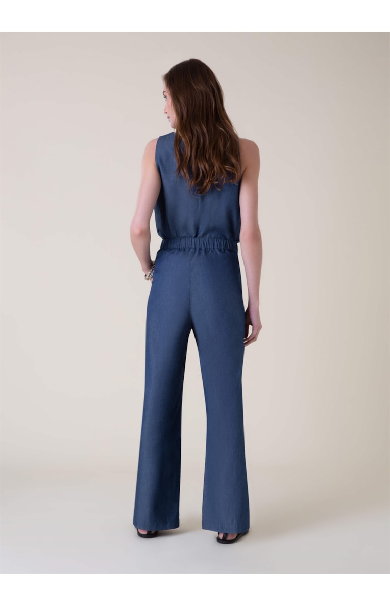 Calça Lyocel Denim Marinho
