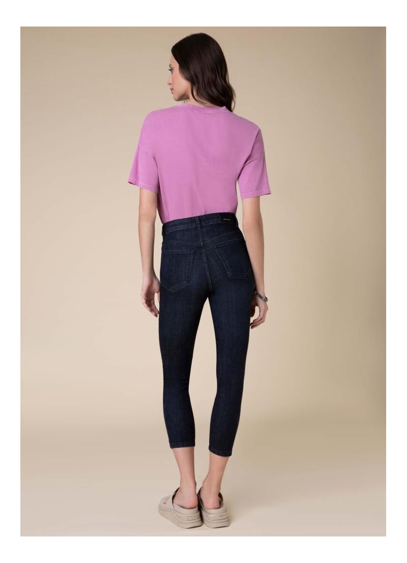 Calça Marie Cigarrete Elastic 319 Lav.Escuro C/ Resina