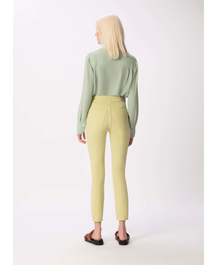 Calça Marrie Color Hiper Skinny Verde Maca
