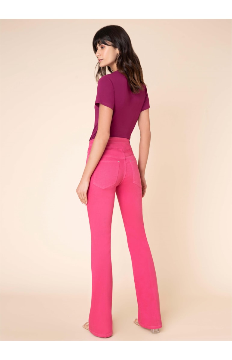 Calça Marrie Flare Color Pink