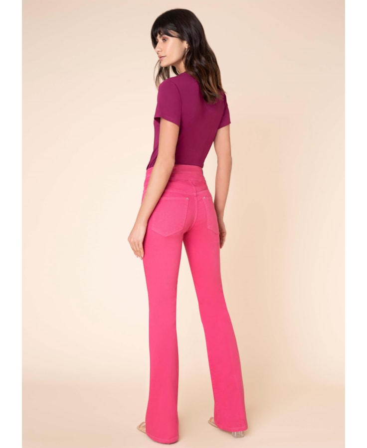 Calça Marrie Flare Color Pink