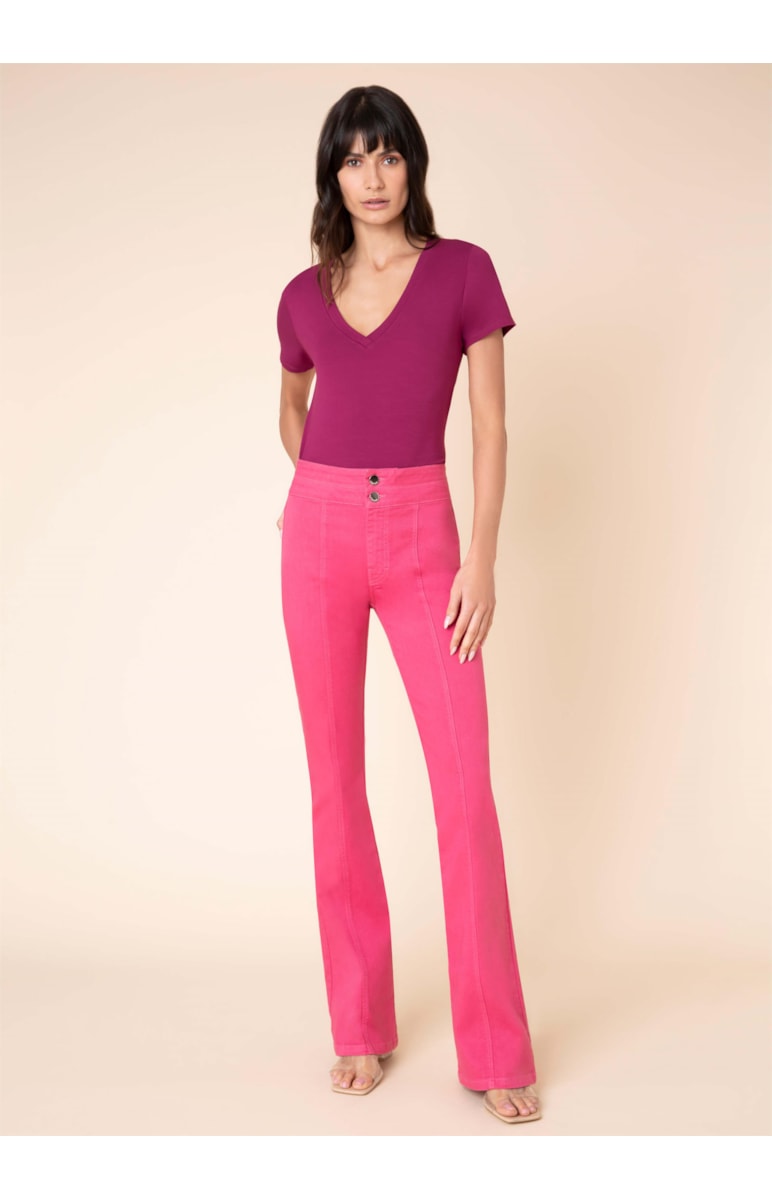 Calça Marrie Flare Color Pink