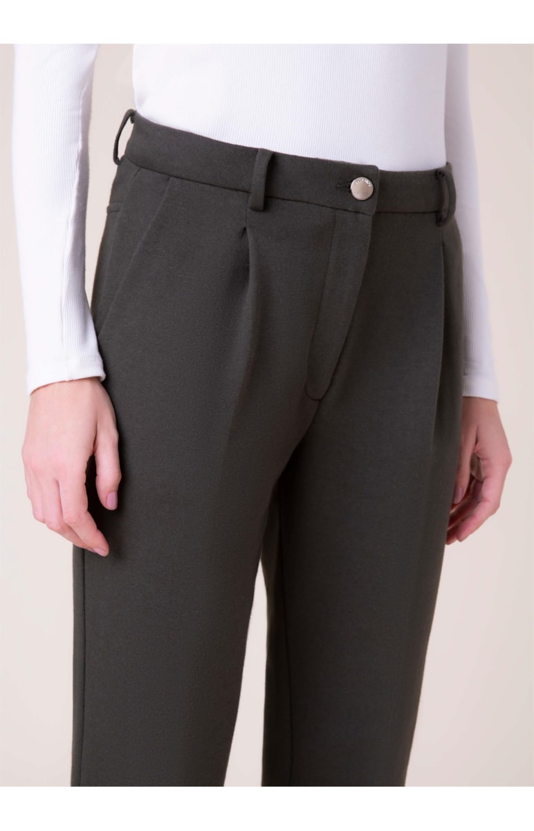 Calça Moletinho Carrot Verde Militar