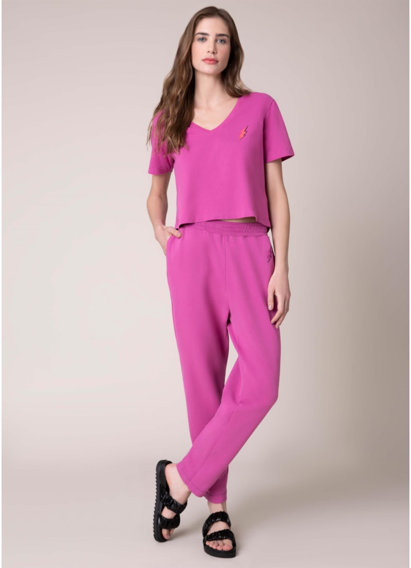 Calça Moletom Bolt Pink