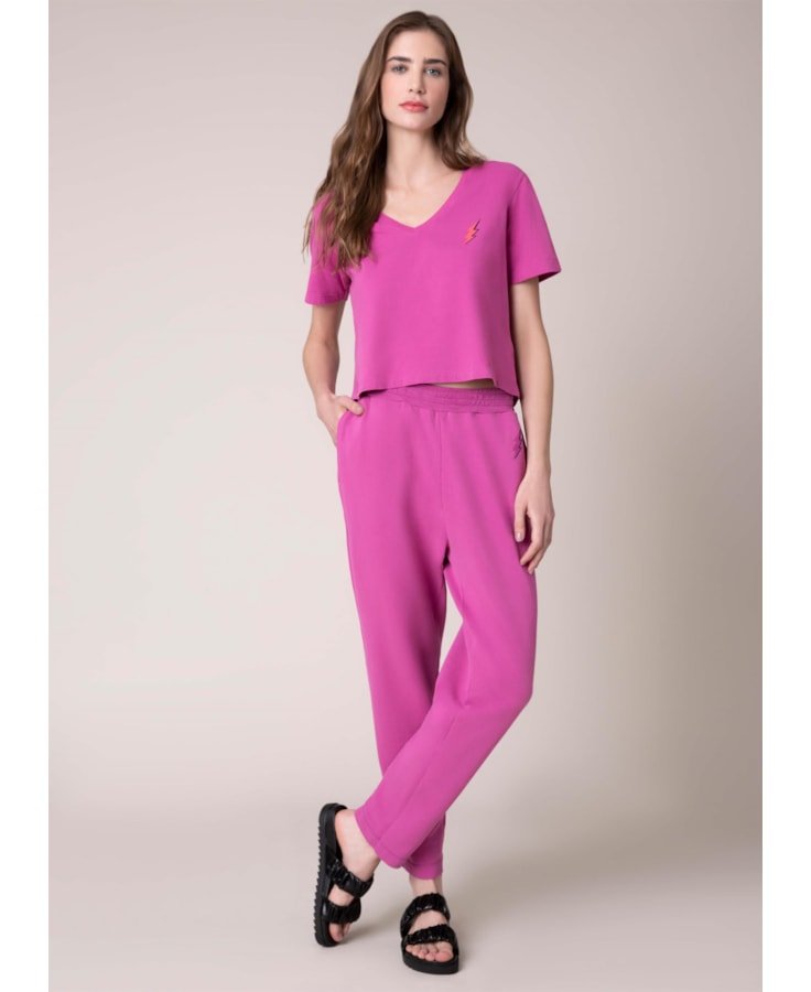 Calça Moletom Bolt Pink
