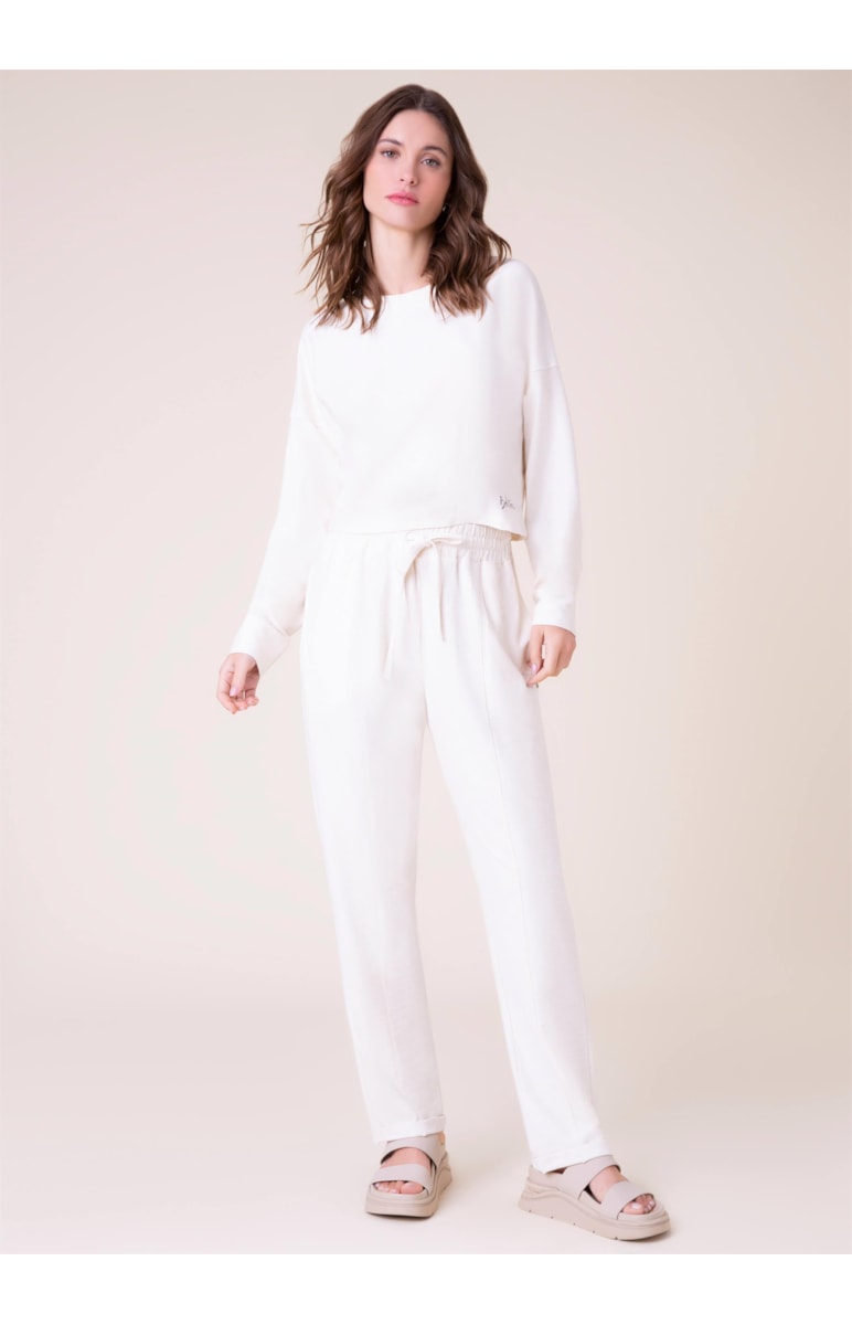 Calça Moletom Lino Natural