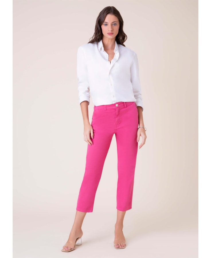 Calça New Carrot Canvas Pink