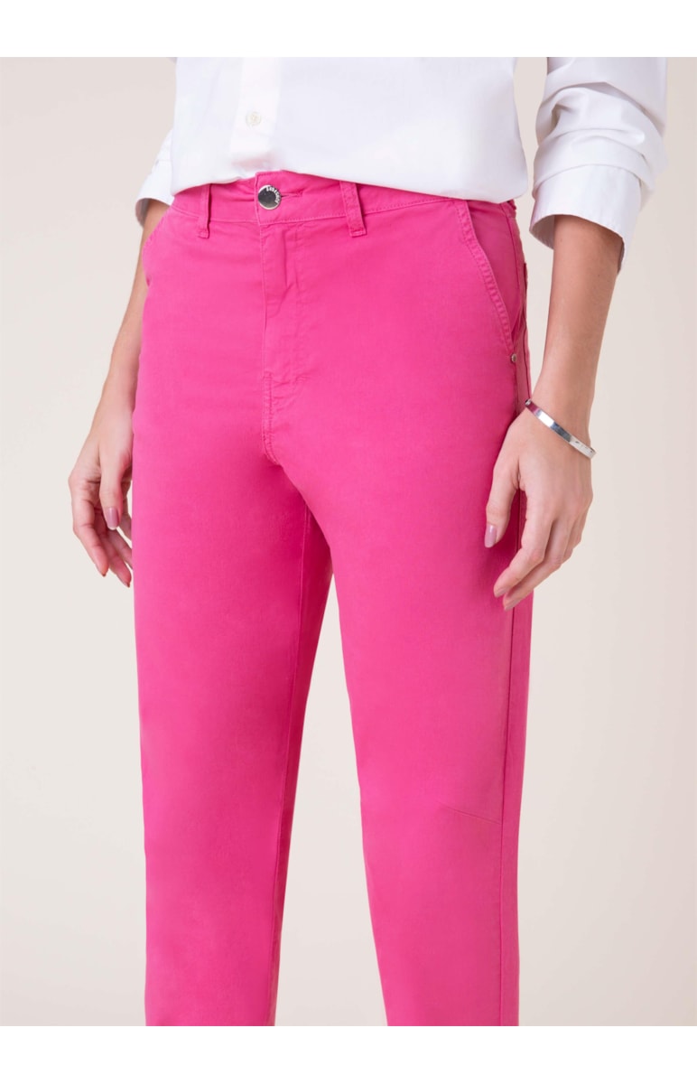 Calça New Carrot Canvas Pink