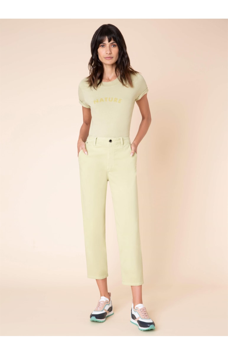 Calça New Carrot Canvas Verde Maca
