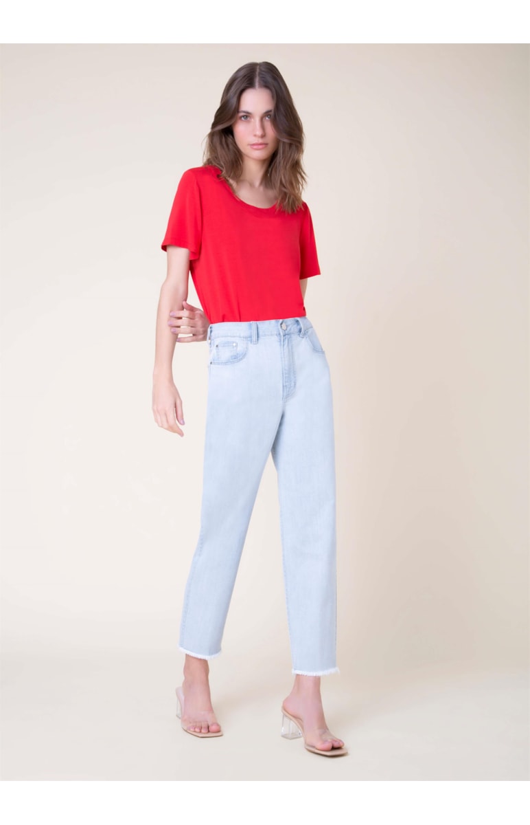 Calça New Carrot Jeans Lavagem Clara