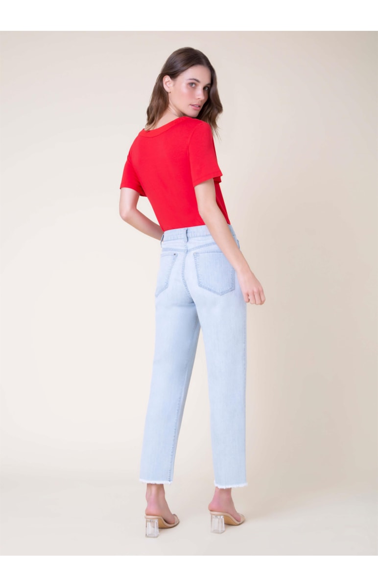 Calça New Carrot Jeans Lavagem Clara