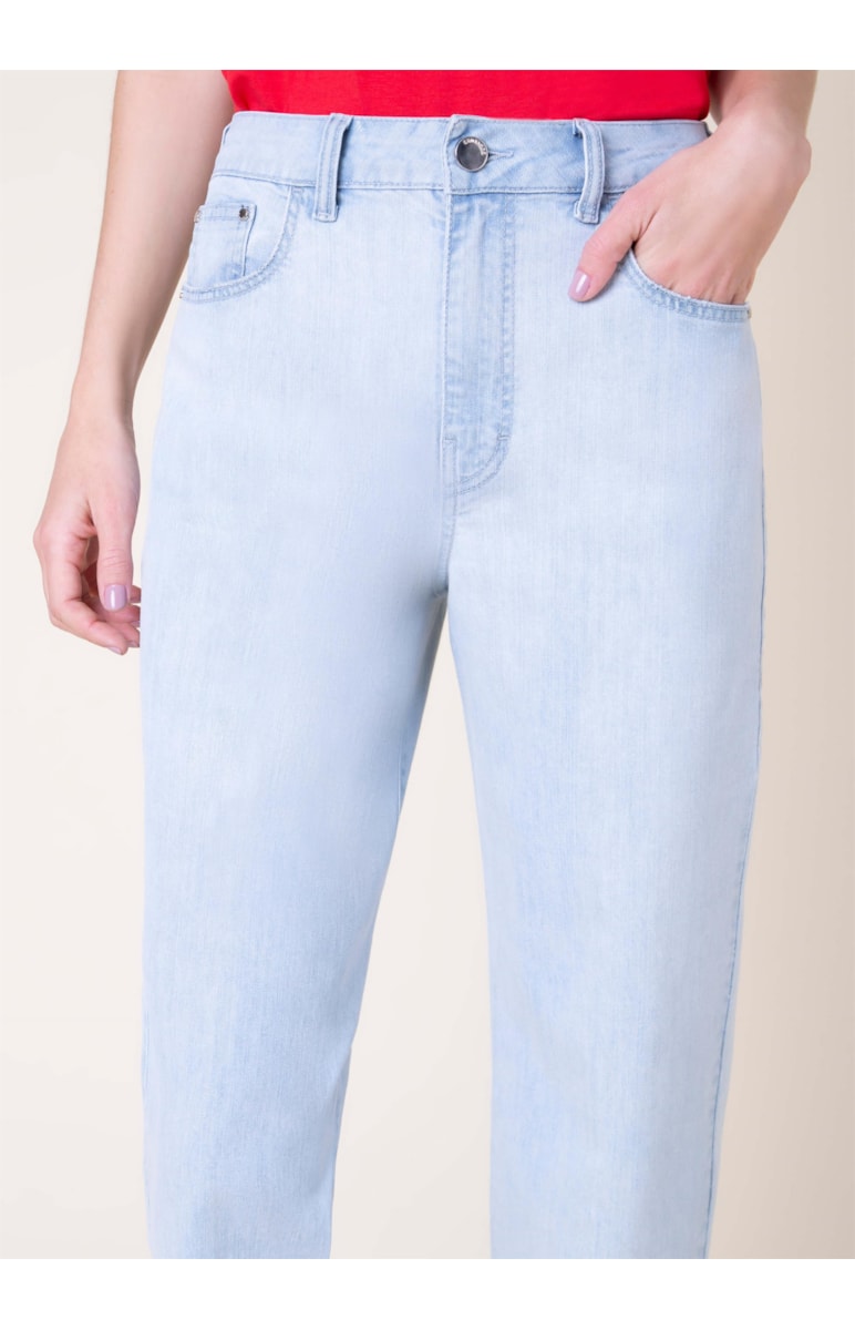 Calça New Carrot Jeans Lavagem Clara