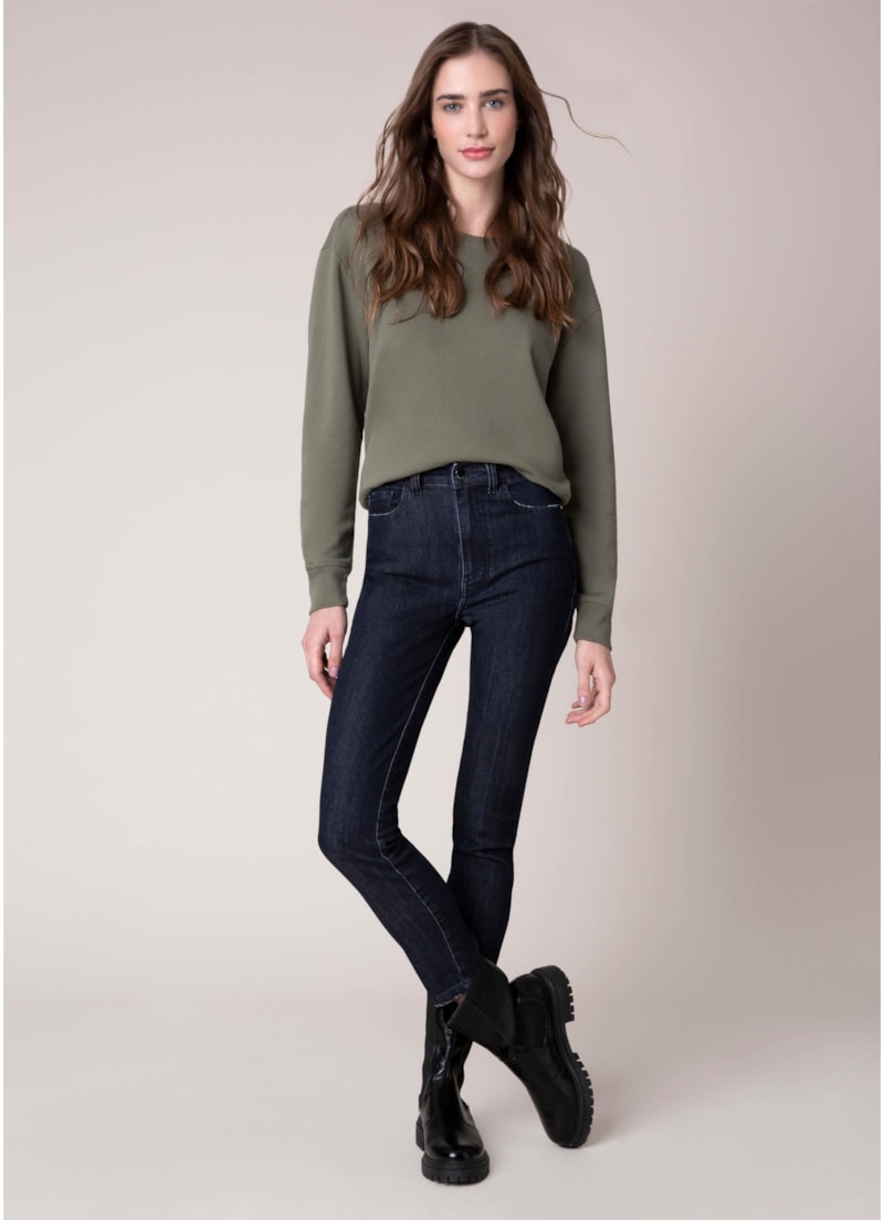 Calça Overcast Slouch 347 Lav.Escuro C/ Rebolo