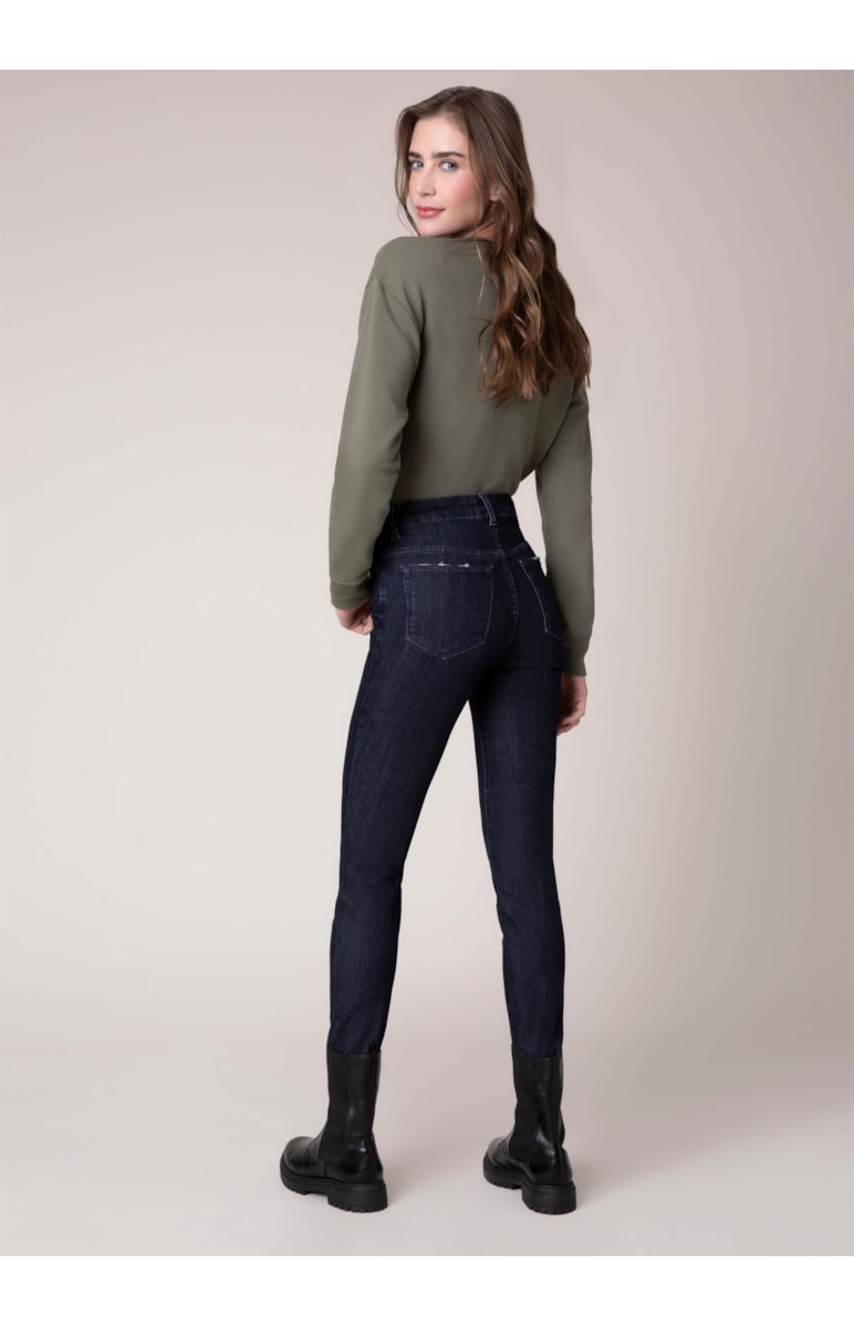 Calça Overcast Slouch 347 Lav.Escuro C/ Rebolo