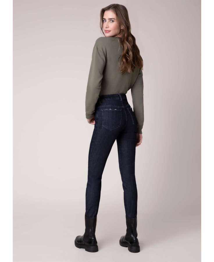 Calça Overcast Slouch 347 Lav.Escuro C/ Rebolo