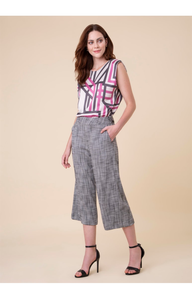 Calça Pantacourt Life Preto