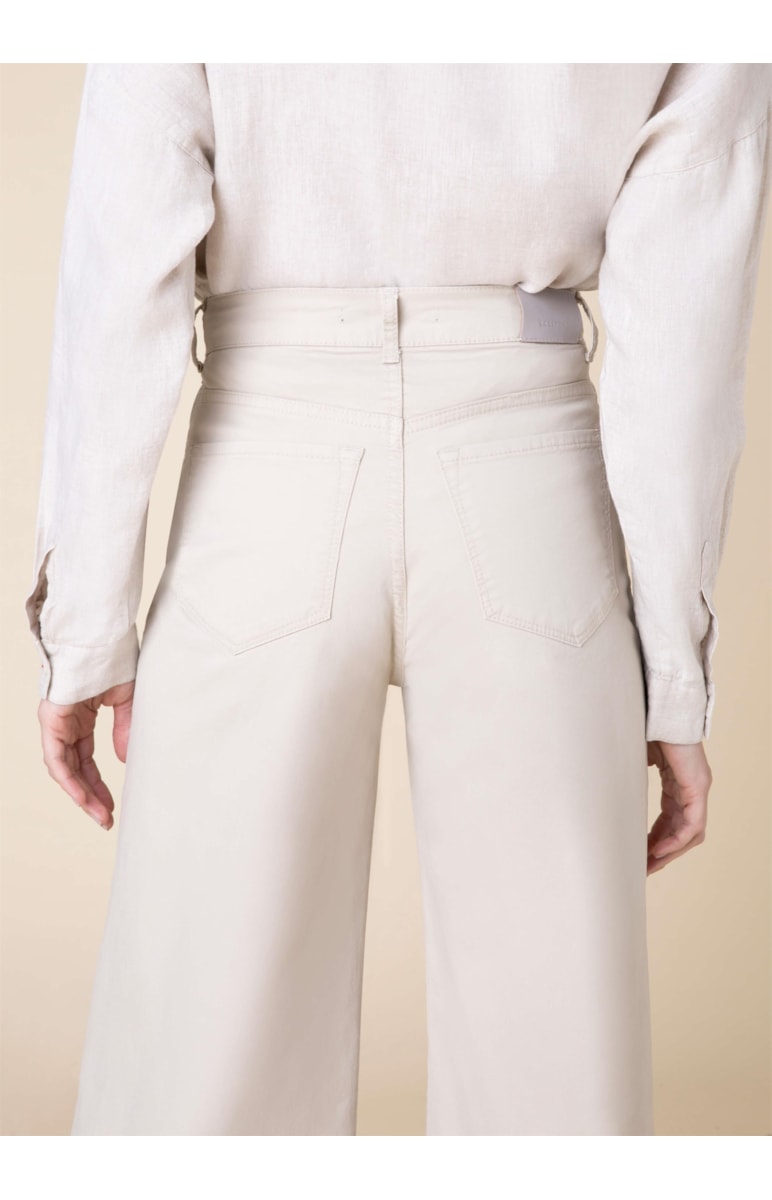Calça Pantalona Color Caqui