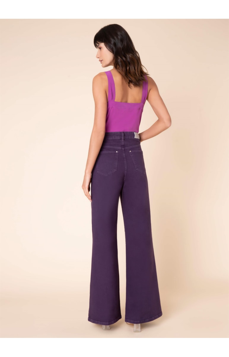 Calça Pantalona Color Roxo