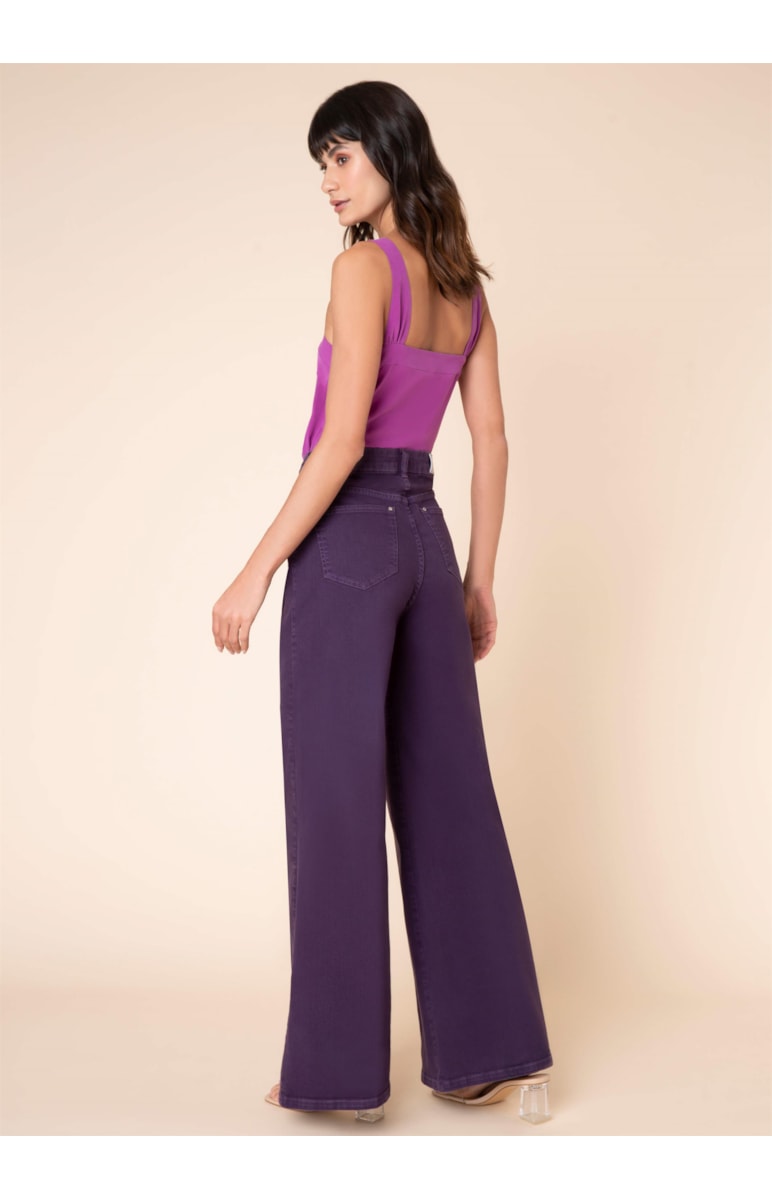 Calça Pantalona Color Roxo