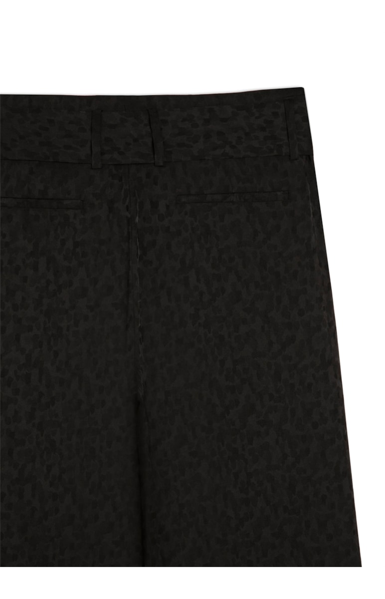 Calça Pantalona Laço Cós Preto