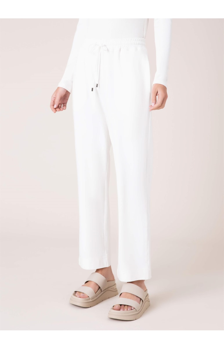 Calça Pantalona Moletinho Off White