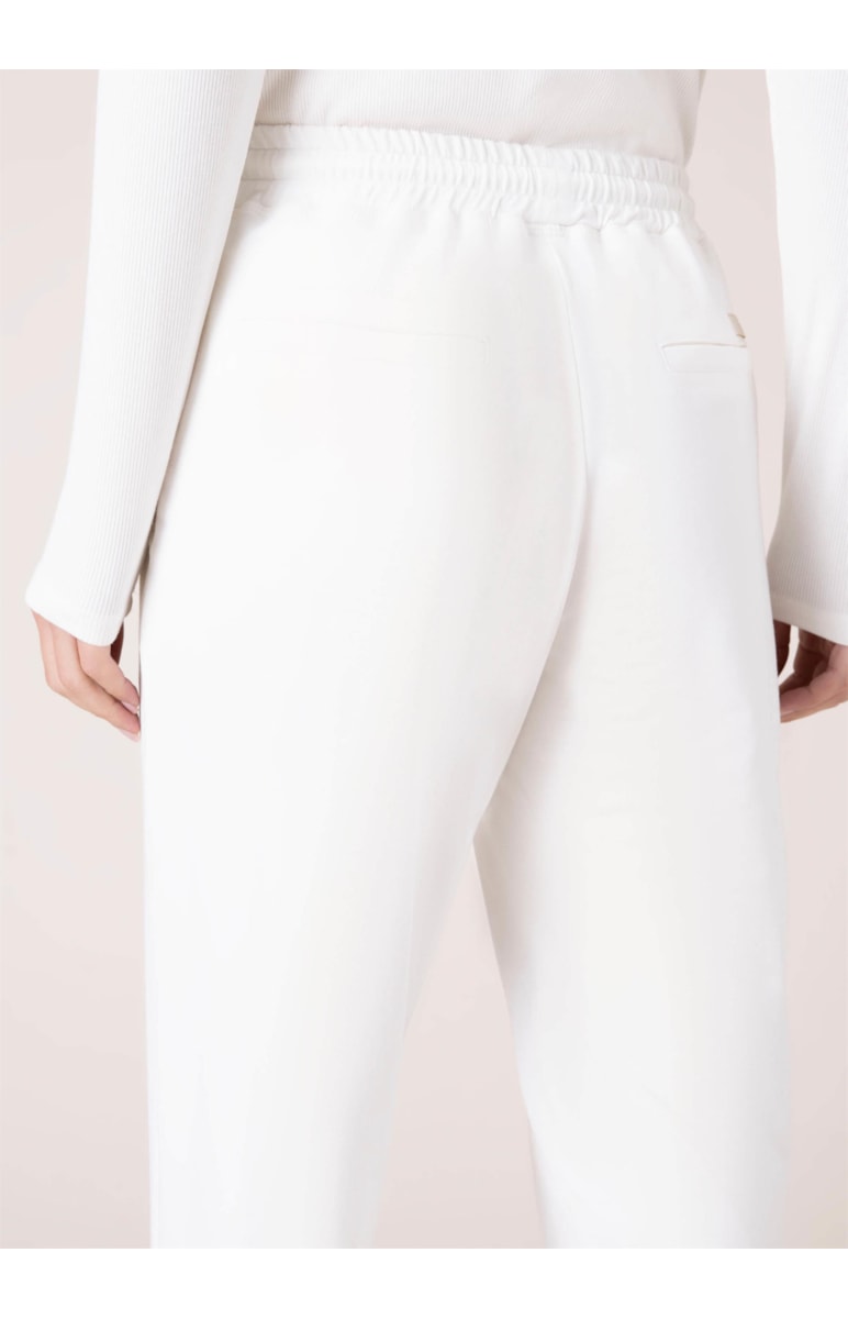 Calça Pantalona Moletinho Off White