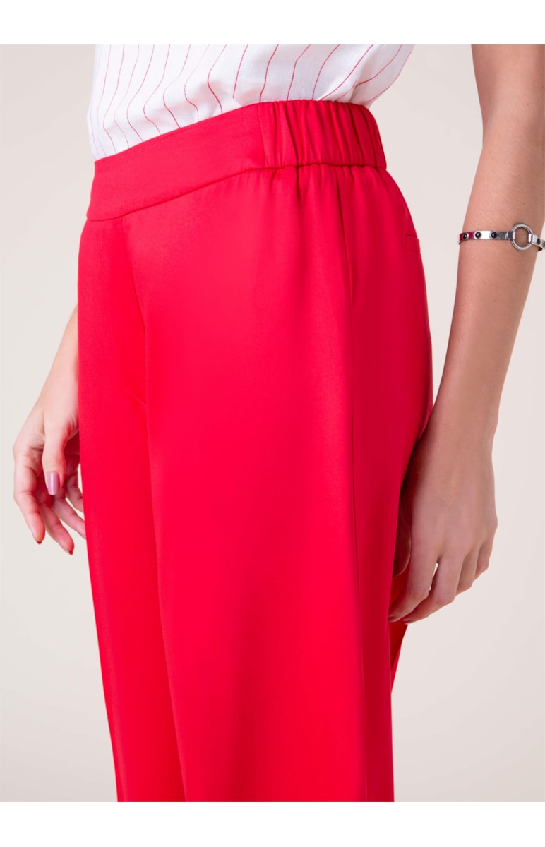 Calça Pantalona Vermelho