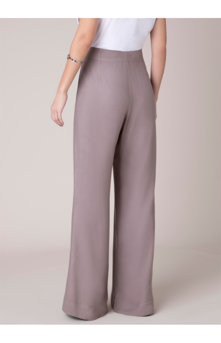 Calca Pantalona Viscose Transpassada Mouse