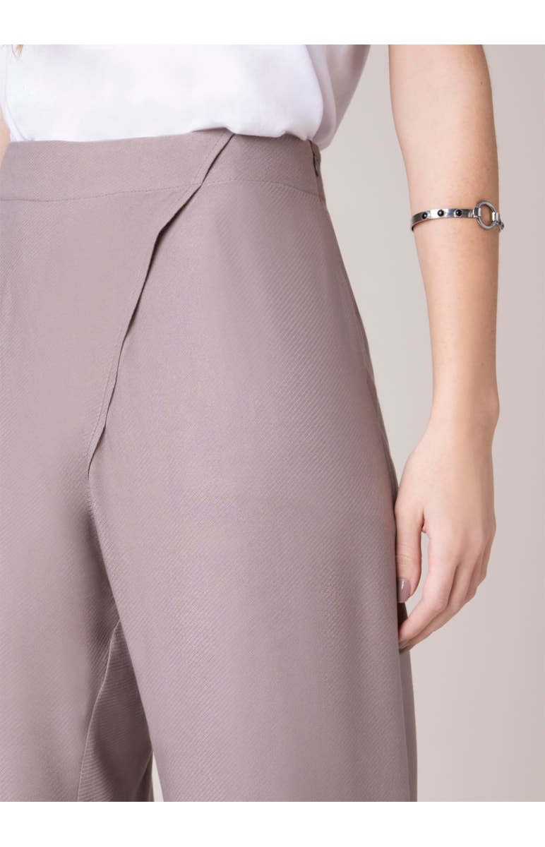Calca Pantalona Viscose Transpassada Mouse