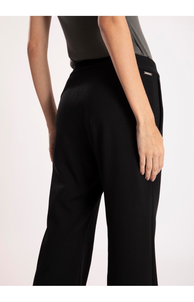 Calca Ponto Roma Bootcut Preto