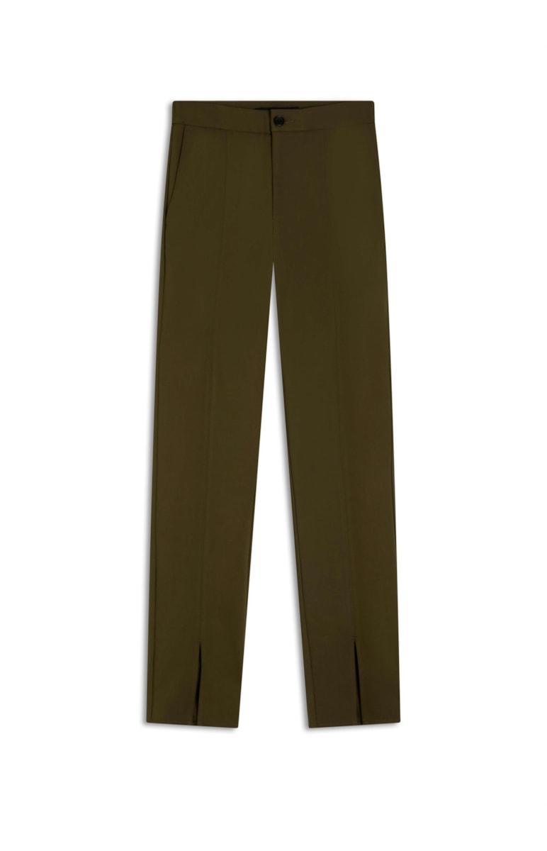 Calca Power Skinny Front Verde Oliva