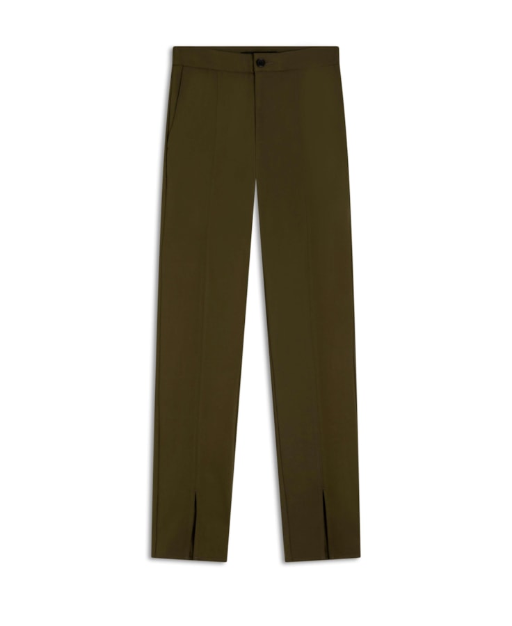 Calca Power Skinny Front Verde Oliva