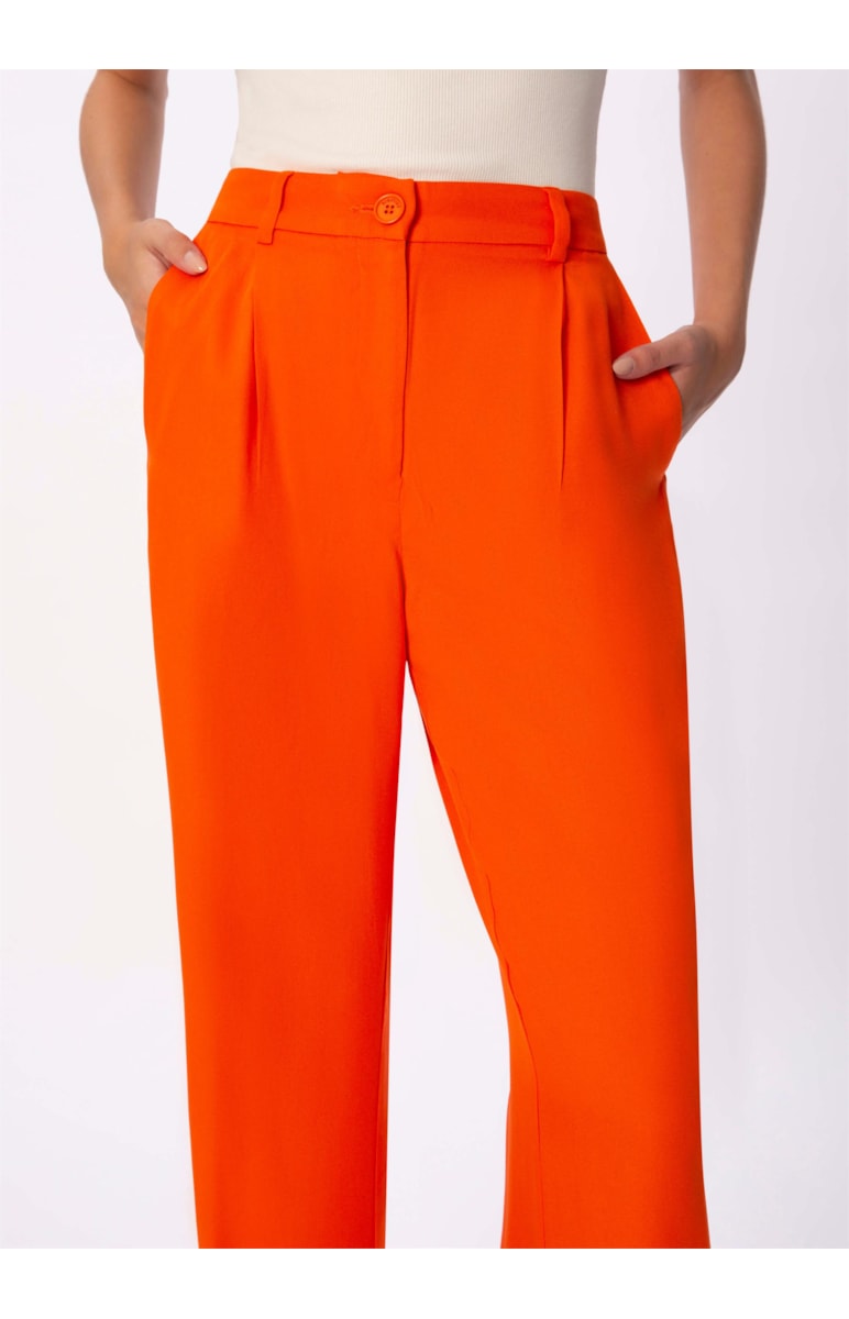 Calça Reta Granada Laranja