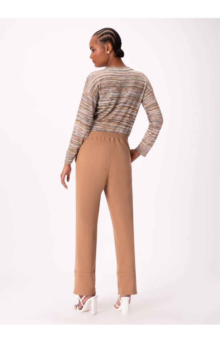Calça Reta Londres Camel