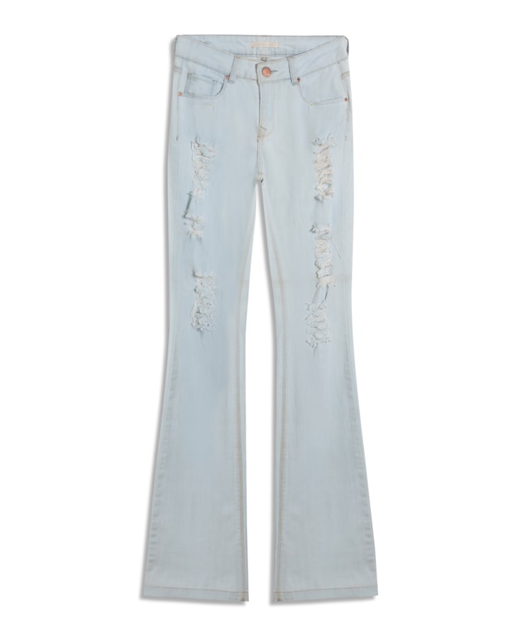 Calça Sofia Boot Cut Puidos Azul Claro