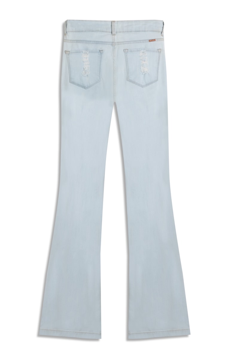Calça Sofia Boot Cut Puidos Azul Claro