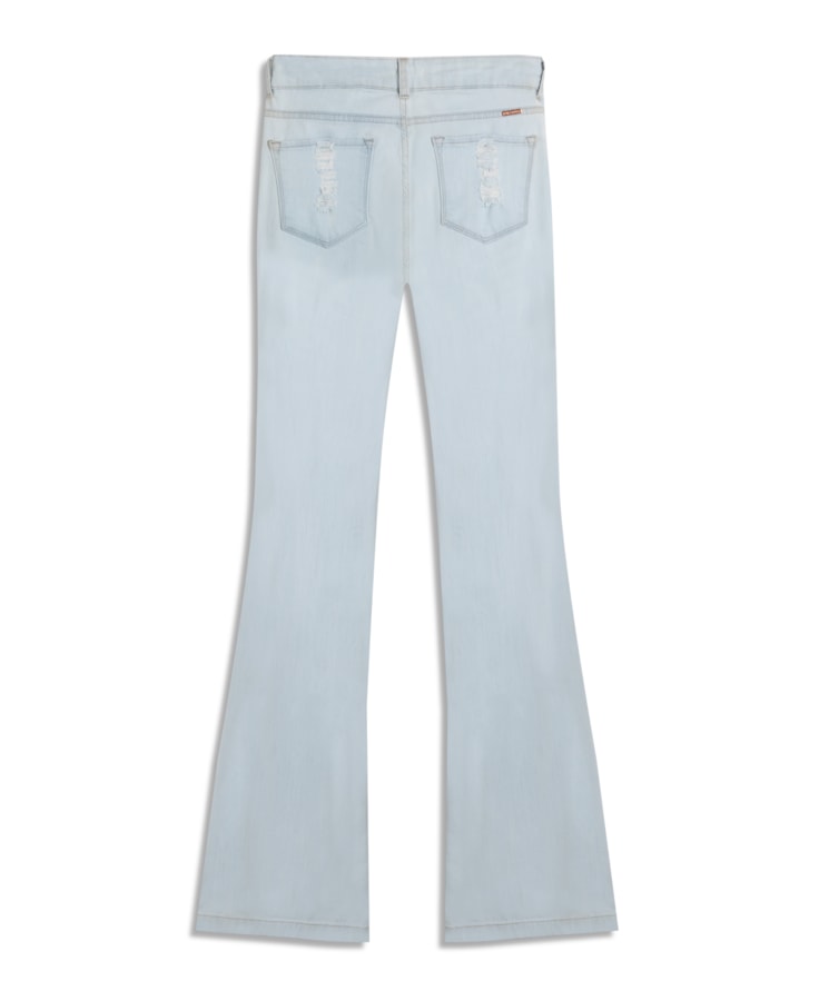 Calça Sofia Boot Cut Puidos Azul Claro
