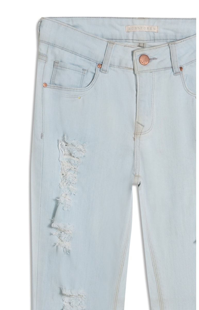 Calça Sofia Boot Cut Puidos Azul Claro