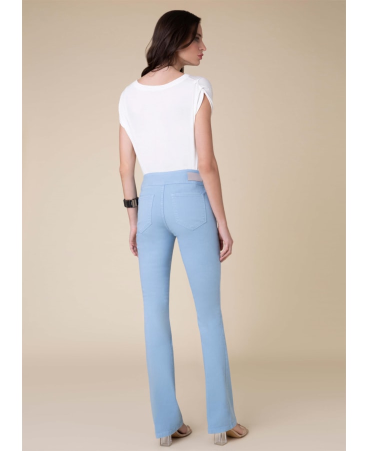 Calça Sofia Bootcut Color Azul Claro