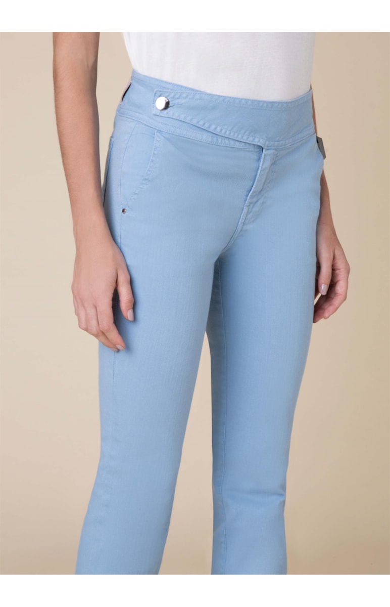 Calça Sofia Bootcut Color Azul Claro