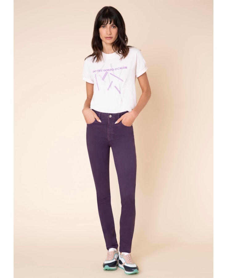 Calça Sofia Color Modal Roxo
