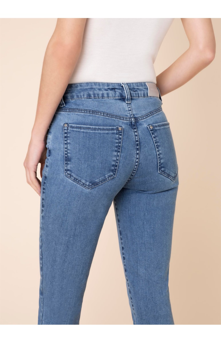 Calça Sofia Skinny Comfort 318 Lav.Medio Destroyer