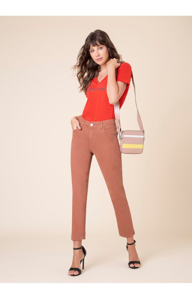 Calça Soft Color Caramelo