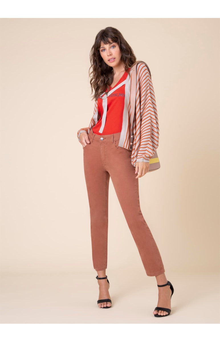 Calça Soft Color Caramelo