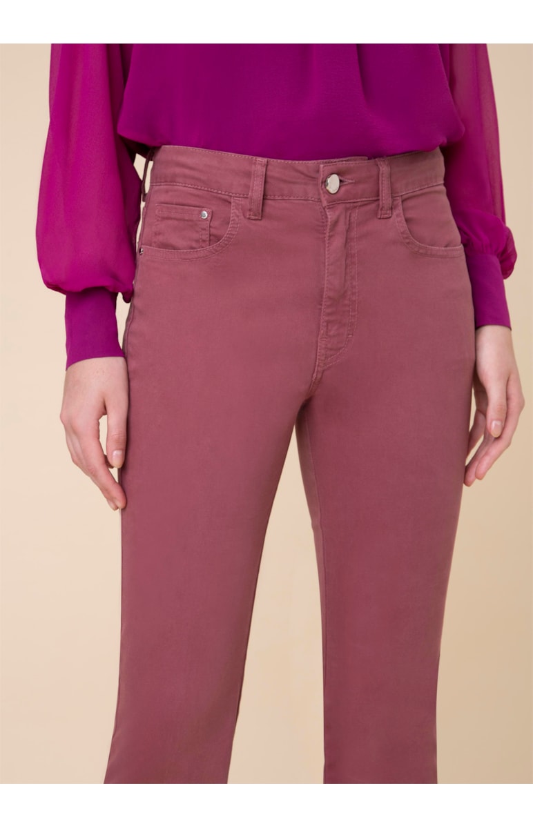 Calça Soft Color Marie Bootcut Vinho