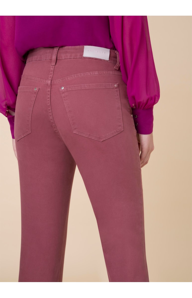Calça Soft Color Marie Bootcut Vinho